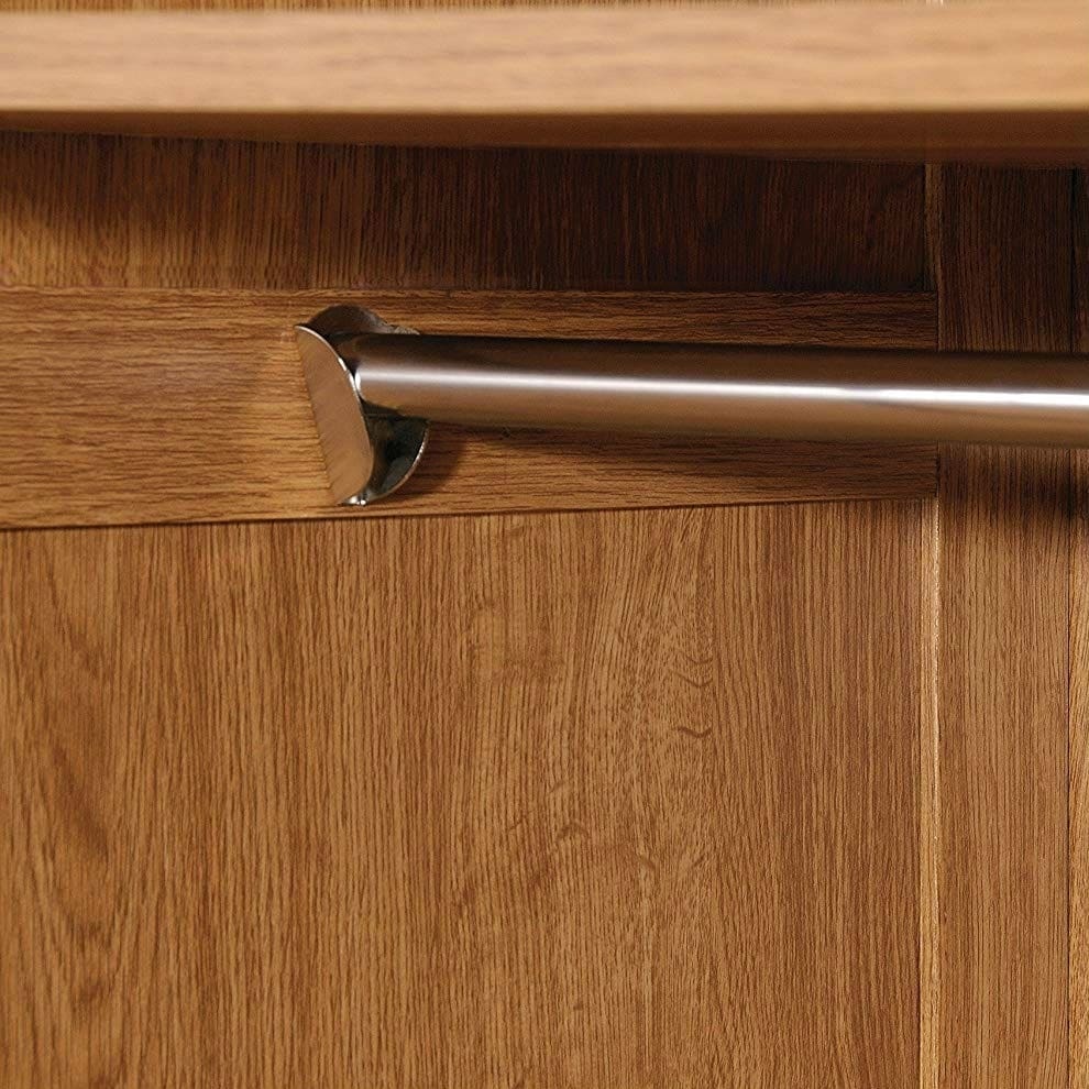 Bedroom Wardrobe Cabinet Storage Closet Organizer - Medium Oak Finish - Image 5