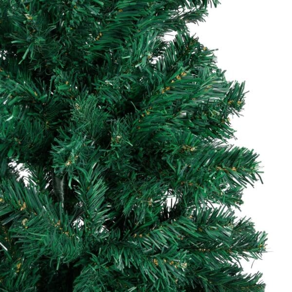 vidaXL Artificial Pre-lit Christmas Tree with Thick Branches Green 94.5" - Image 6