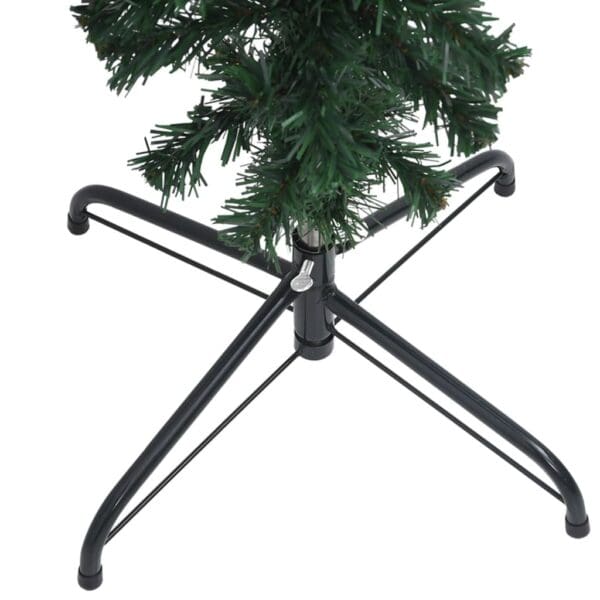 vidaXL Upside-down Artificial Pre-lit Christmas Tree Green 70.9" - Image 4