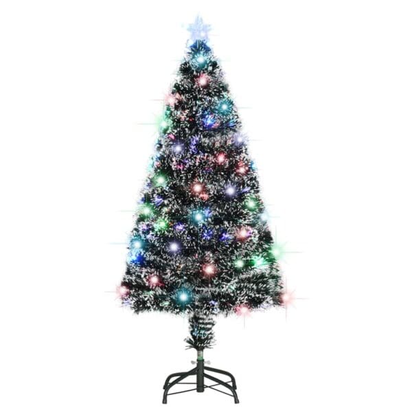 vidaXL Pre-lit Christmas Tree with Stand 4 ft 135 Branches - Image 2