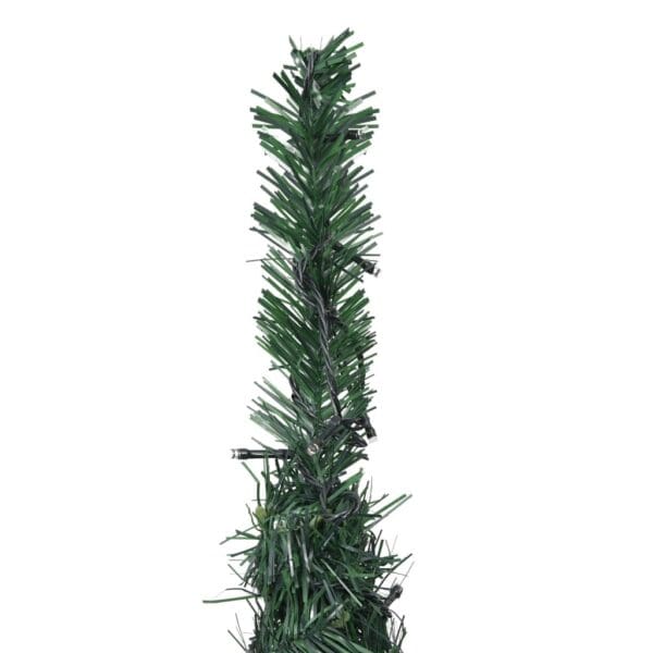 Pop-up String Artificial Pre-lit Christmas Tree - Green, 5 ft tall - Image 4