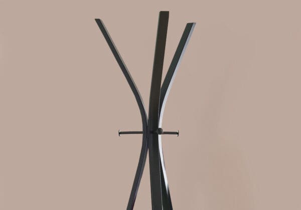 12" X 18" X 72" Cappuccino  Metal  Coat Rack - Image 3