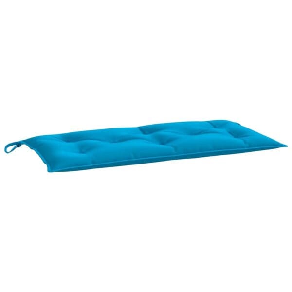 Garden Bench Cushions -2 pcs, Light Blue - Image 4