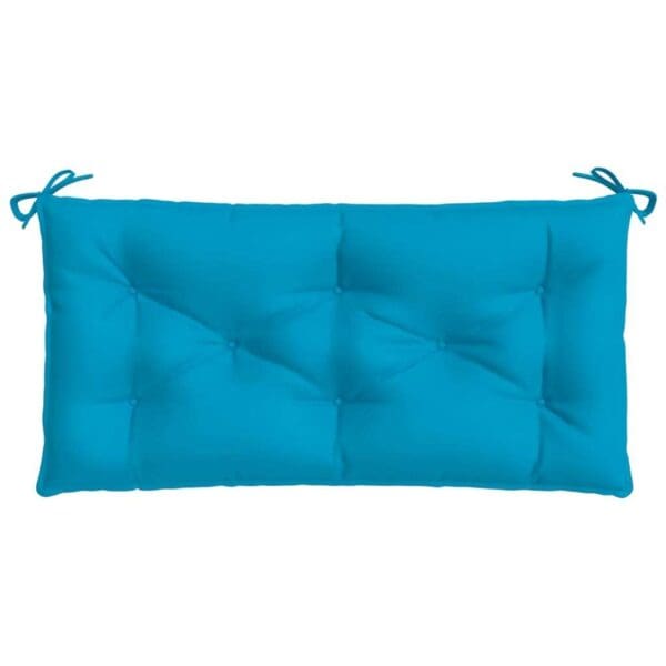 Garden Bench Cushions -2 pcs, Light Blue - Image 5