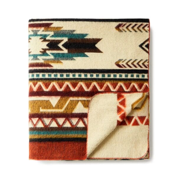 Ultra Soft Southwestern Arrow Handmade Woven Blanket - Image 2