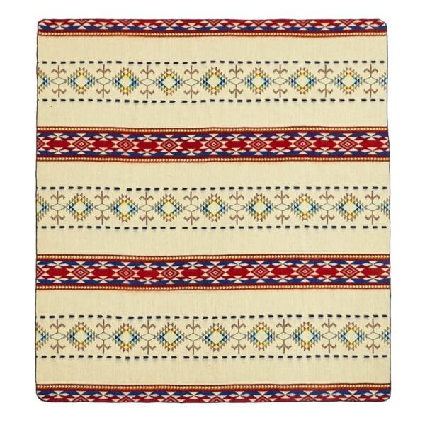 Ultra Soft Southwestern Rainbow Handmade Woven Blanket - Image 4