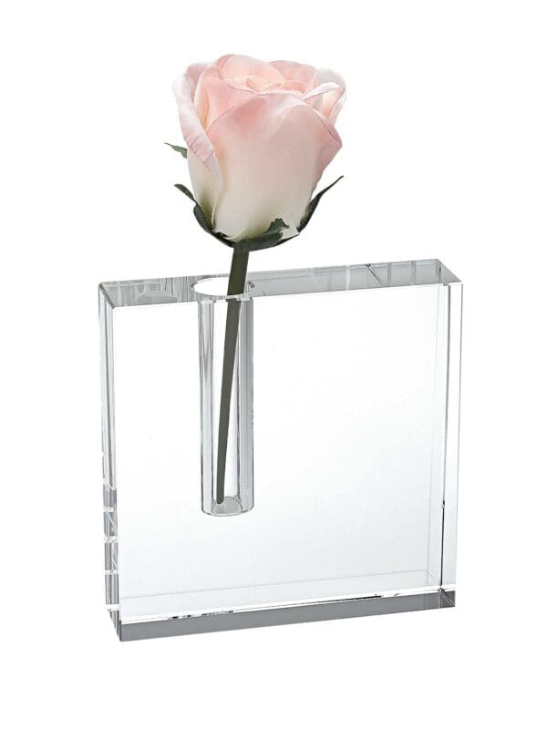 6 Hand Crafted Crystal Bud Vase - Image 2