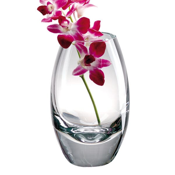 9 Mouth Blown Crystal European Made Vase - Image 2