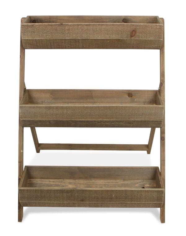 3 Tier Wooden Shelves Storage Plant Stand - Image 4