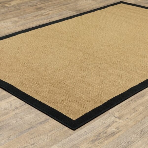 2' x 4' Indoor/Outdoor Area Rug - Beige & Black - Image 5