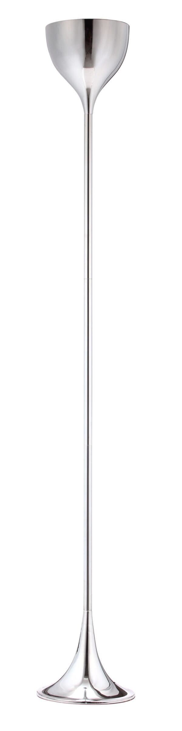 Modern Chrome Teardrop Floor Lamp - Image 2