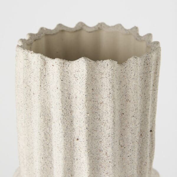 23" Jumbo Organic Textured Sand Vase - Image 5