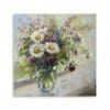 Pretty Vase Of Flowers Unframed Print Wall Art - Image 2