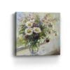 Pretty Vase Of Flowers Unframed Print Wall Art - Image 4