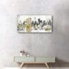 Nyc Golden Bridge Skyline Unframed Print Wall Art - Image 3