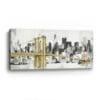 Nyc Golden Bridge Skyline Unframed Print Wall Art - Image 4