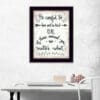 Be Careful 2 Black Framed Print Wall Art - Image 6