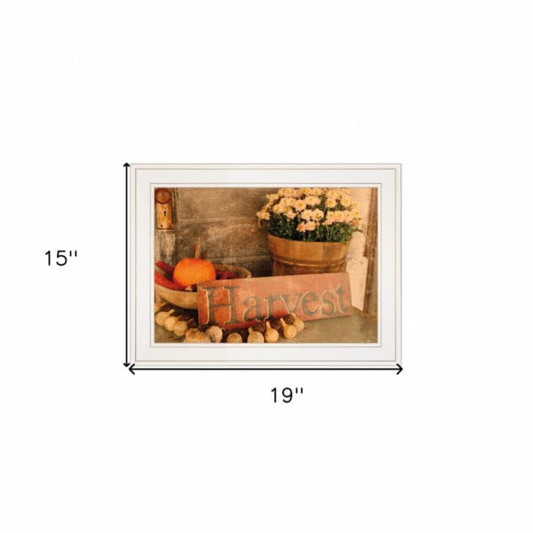 Autumn's Pumpkin Harvest White Framed Print Wall Art - Image 5