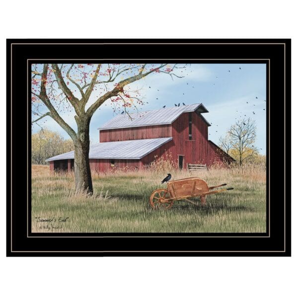 Summers End 2 Black Framed Print Wall Art - Image 2