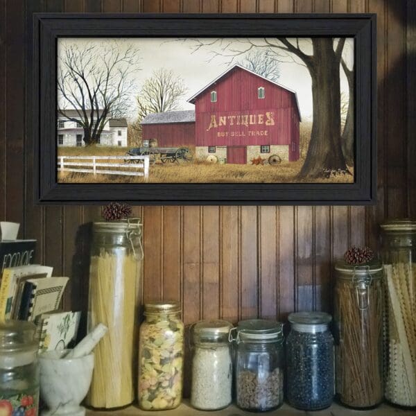 Antique Barn 4 Black Framed Print Wall Art - Image 3