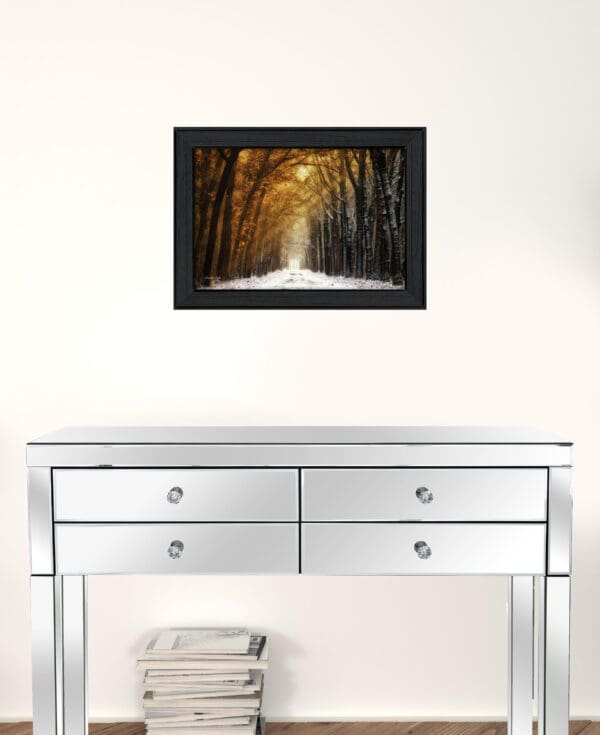 Autumn To Winter Black Framed Print Wall Art - Image 7