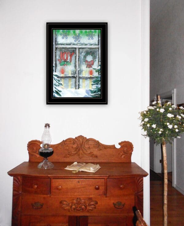 Christmas Joy 2 Black Framed Print Wall Art - Image 3