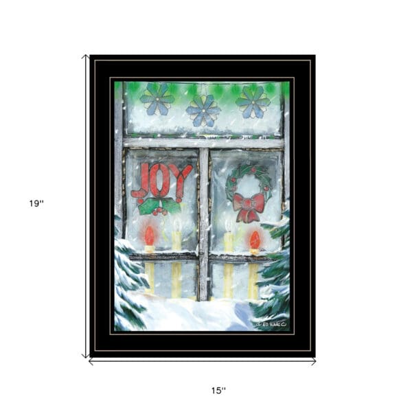 Christmas Joy 2 Black Framed Print Wall Art - Image 5