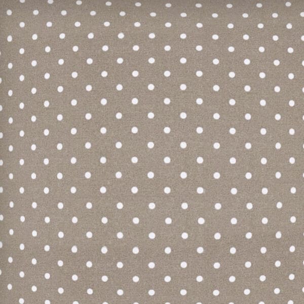 Polka Dot Indoor/Outdoor Pillow - 17" x 17", Taupe & White - Image 5