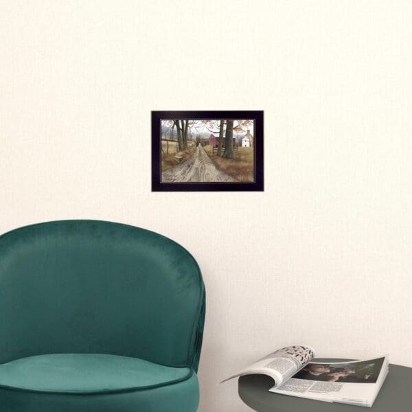 The Road Home Black Framed Print Wall Art - Image 6