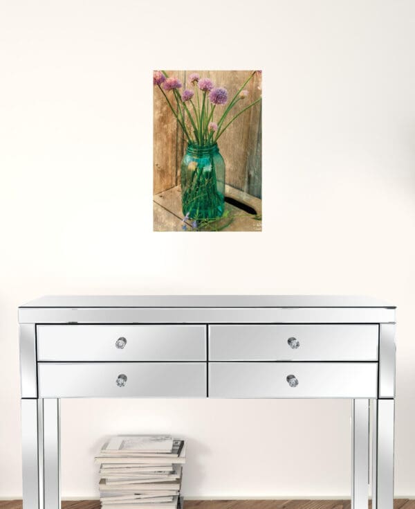 Country Chives 2 Black Framed Print Wall Art - Image 6