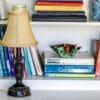 8" Pale Brown Premium Bell No Slub Lampshade - Image 4