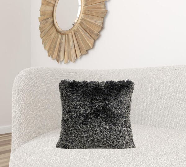 Polyester Pillow - 20" x 20", Dark Gray - Image 7