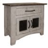 27" Gray One Drawer Nightstand - Image 2