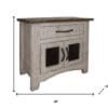 27" Gray One Drawer Nightstand - Image 6