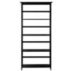 Tall 5-Tier Bookcase in Black Wood Finish - Image 3