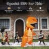 Halloween Inflatable Pumpkin-Head Dinosaur - 8 ft tall - Image 3
