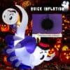 Halloween Inflatable Hand Holding the Ghost - 6 ft tall - Image 5