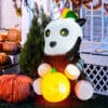 Halloween Inflatable Unicorn Skeleton - 5 ft tall - Image 2