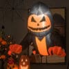 Halloween Inflatable Pumpkin Head Ghost - 3.3 ft tall - Image 2
