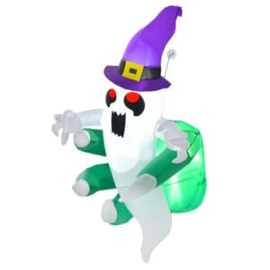Halloween Inflatable Ghost Broke Out from Window - 3.6 ft tall