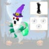Halloween Inflatable Ghost Broke Out from Window - 3.6 ft tall - Image 4