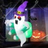 Halloween Inflatable Ghost Broke Out from Window - 3.6 ft tall - Image 5