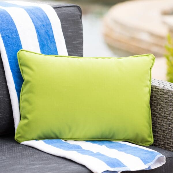 Coronado Pillow - 18" x 11.5", Green - Image 4