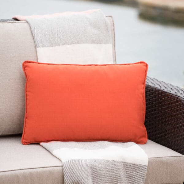 Coronado Pillow - 18" x 11.5", Orange - Image 4