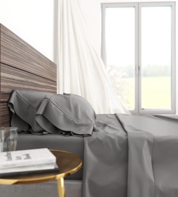 King Split Bamboo Cotton Sheets - Image 3