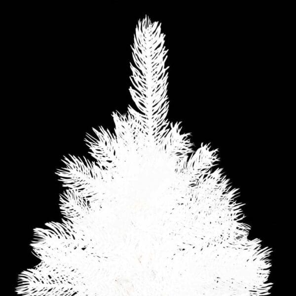 Artificial Pre-lit Christmas Tree with Ball Set White 82.7" - Image 4