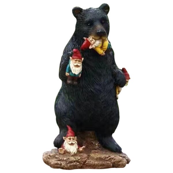 Goblin' Black Bear by Creative Resin Crafts