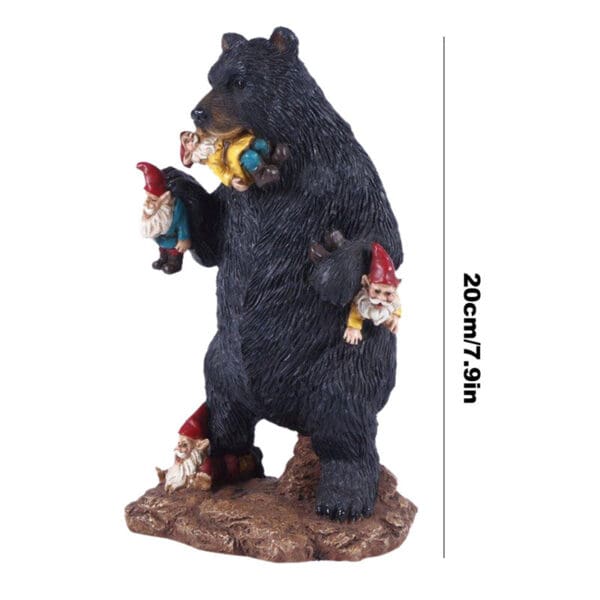 Goblin' Black Bear by Creative Resin Crafts - Image 2