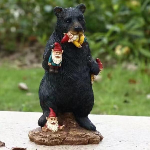 Goblin' Black Bear by Creative Resin Crafts - Image 3