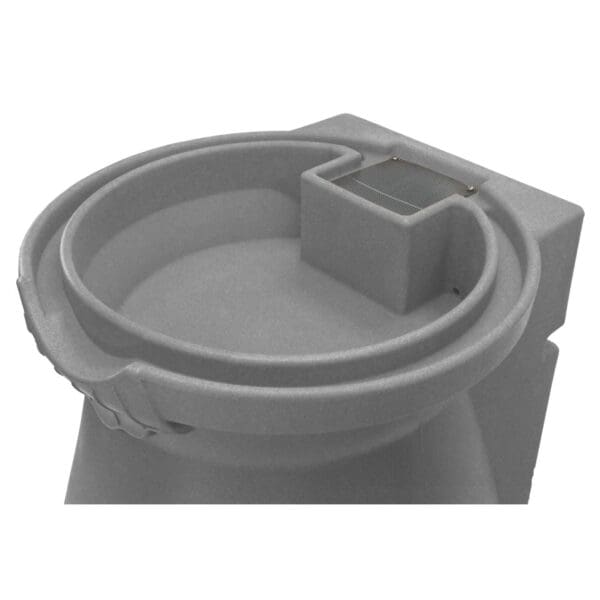 Grey Granite 65 Gallon Plastic Urn Rain Barrel with Planter Top - Image 3